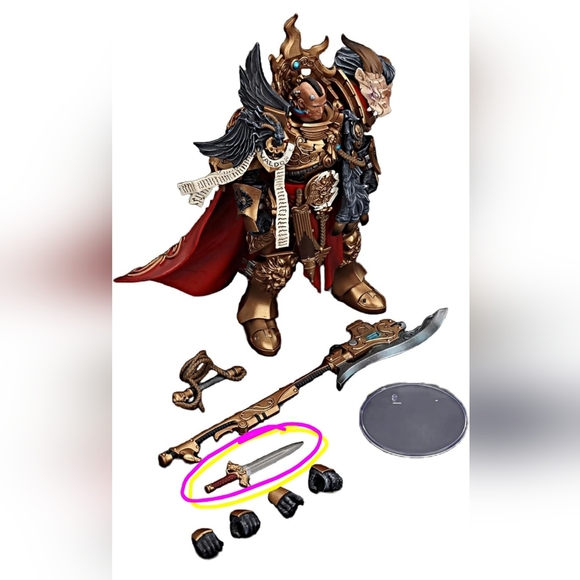 Warhammer The Horus Heresy ConstantinValdor 1/18 Action Figure JOYTOY Incomplete - Picture 4 of 16